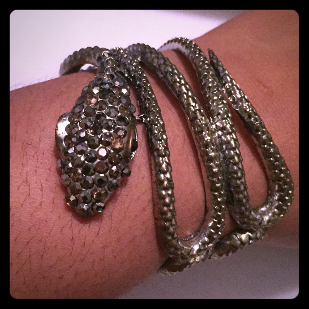 Snake bangle bracelet